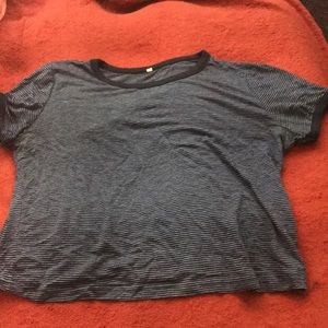 Blue striped tee